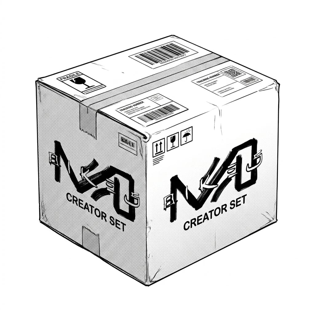 Neo Bikes Creator Set shipping box